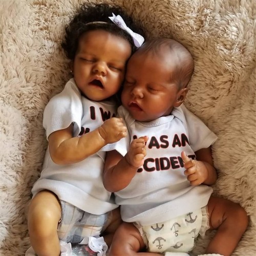 Reborn baby doll twins boy - 18",